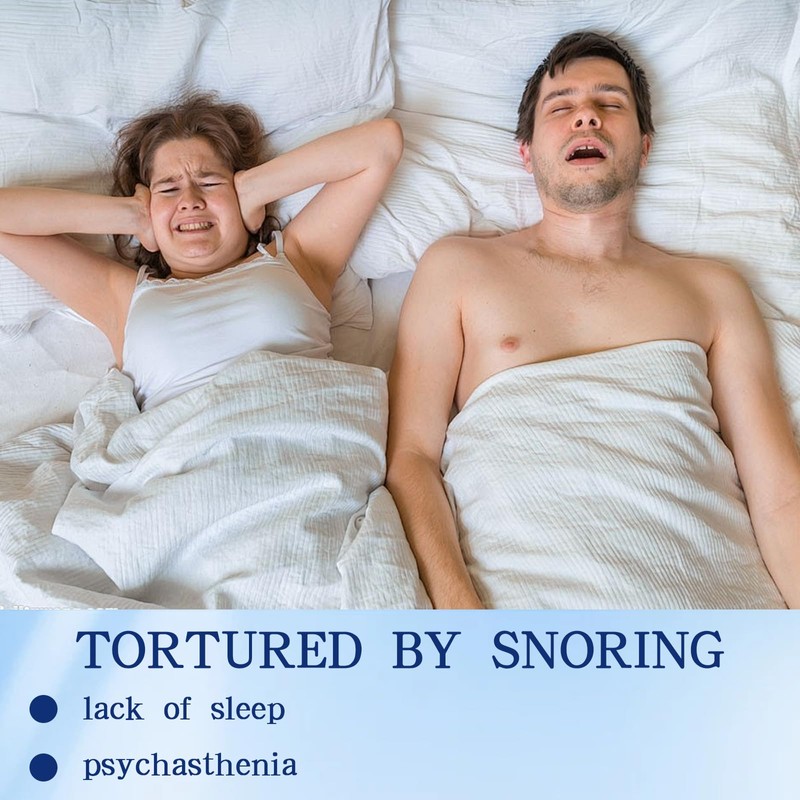 Landrain Anti Snoring Splint, Men's Snoring Splint for Night (Transparent)