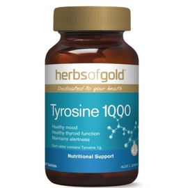 Herbs of Gold Tyrosine 1000 60tabs