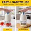 UltraChop Push Food & Vegetable Chopper, Heavy-Duty Stainless Steel Blades,