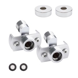 2 Pieces Adjustable Shower Mixer Adapter, AMONENZ Shower Head Adapter, Adjustable Shower Tap Adapter, for Adjusting Water Valves, Water Leakage Problems