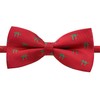 Retreez Men Woven Pre-tied Bow Tie Christmas Gift Graphics 13