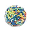 Rubber Band Ball of 200 Bands Natural Rubber Assorted Ref