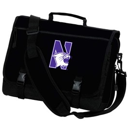 Northwestern University Laptop Bag Northwestern Wildcats Computer Bag or Messenger Bag