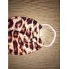 New Brown Black Beige Animal Print Face Mask
