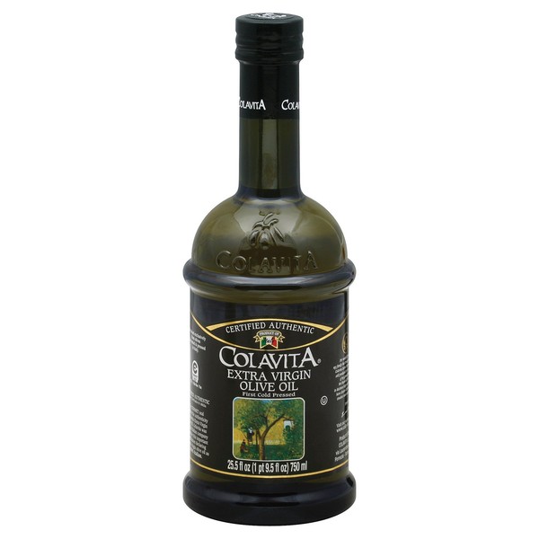 Colavita Extra Virgin Olive Oil - First Cold Pressed - Case of 6-25.5 Fl oz.
