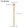 sourcing map 12pcs 120-140 Grits Diamond Grinding Bit 3.5mm Ball