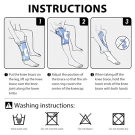 DiiKoo Knee Brace with Side Stabilizers, Knee Compression Sleeve for Knee Pain with Patella Gel Pads, Medical Grade Knee Pad Protector for Running