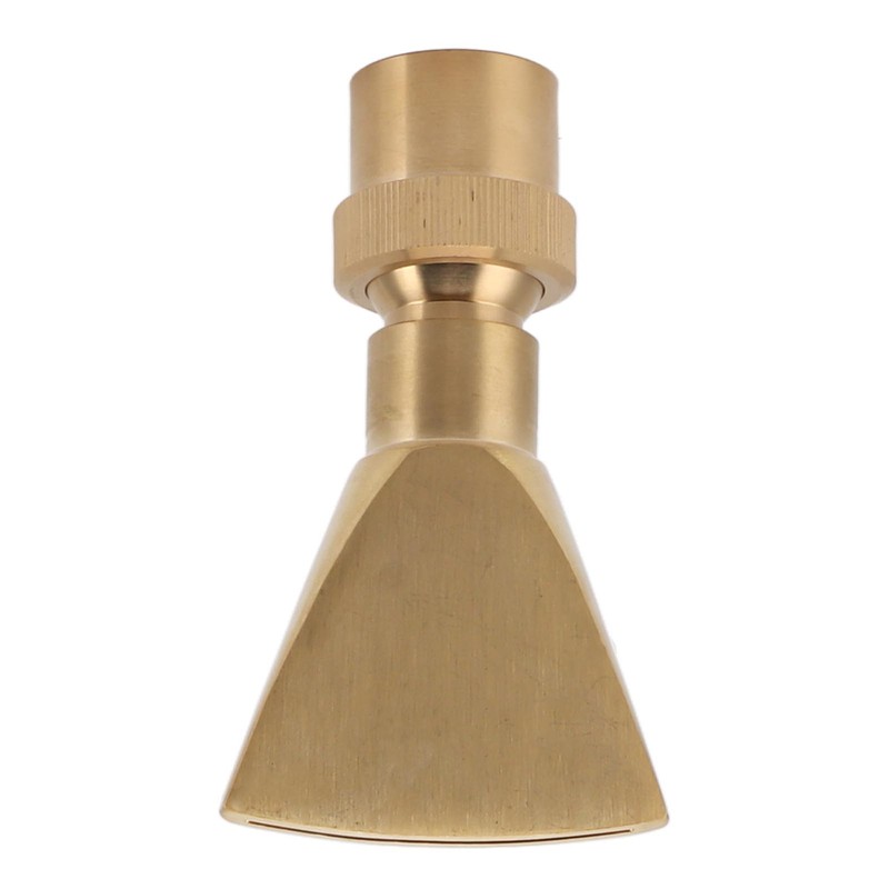 Fan Shaped Fountain Nozzle Copper Adjustable Uniform Water Spray Fan