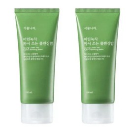 Plant Nation 식물나라 녹차 클렌징밤 튜브 여성 선물 100ml X2개 Plant Nation Green Tea Cleansing Balm Tube Women's Gift 100ml X 2 pcs