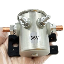 Annaloi 36V EZGO Solenoid Relay Kit for EZGO Electric Golf Cart - 70 Series, Continuous Duty with Resistor & Diode - Replaces 27855G01, 11761G1, 27855G02, 31680G1