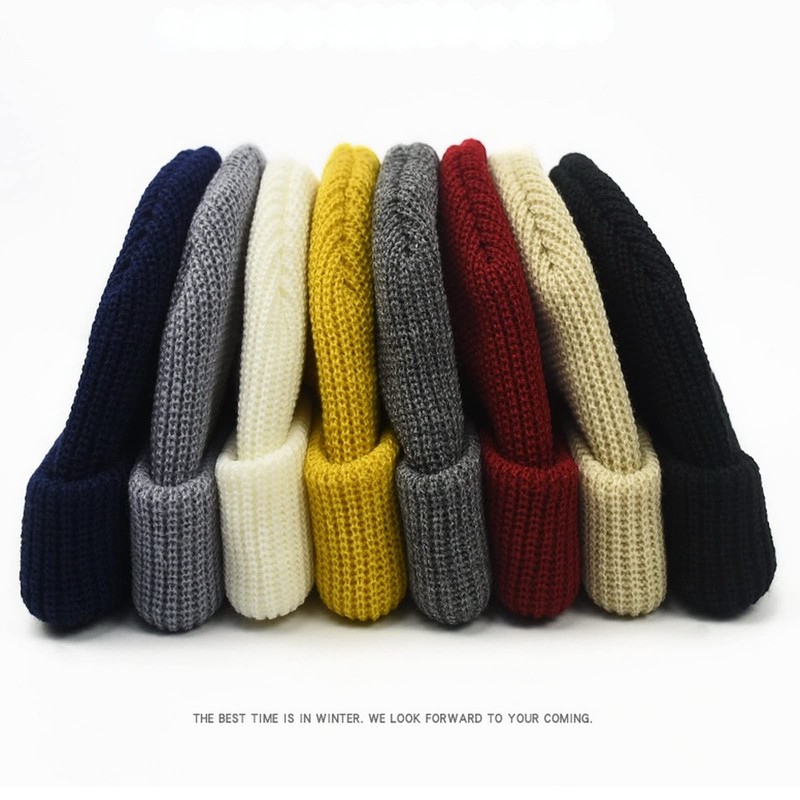 Faringoto Watch Cap Woolen Brimless Hat for Men Harbour Caps