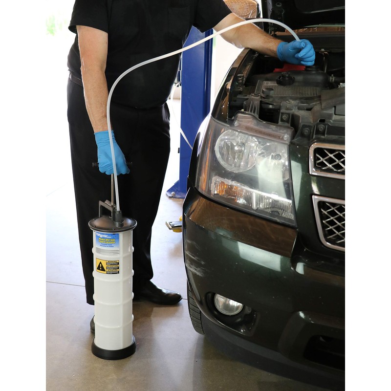 Mityvac MV7400 1.9 Gallon Automotive Fluid Evacuator Extractor Pump, Manual