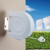 ST-262-RETRACTABLE-CLOTHE15M Metaltex Single Line 15 m Outdoor Retractable Washing Line,