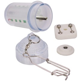 HURRISE Underwater Fishing LED Lure Light, Night Fish Attracting Light, LED Submersible Fishing Bait Finder Night Fishing Light Deep Drop Light Boat Decorative Light (Green)