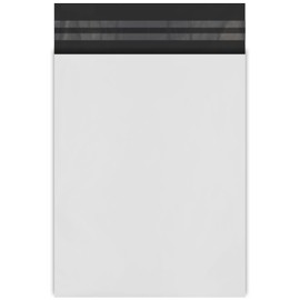 Red Ember 50 Mixed Mailing Poly Postal Self Seal Bags 5 Sizes 10 from Each Red Ember Small to Large Mailing Bags Postage Packaging Assorted Mailers Posting Shipping Post Parcels Package Bags (White)