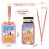 2 Pack Lanyards for ID Badge Holder Bling Sparkly Cute