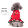 KYEESE Red Dog Sweater Christmas Turtleneck with Bowtie Knit Pullover