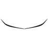 Pair Headlight Eyebrow Glossy Black Trim Front Left Right Decoration