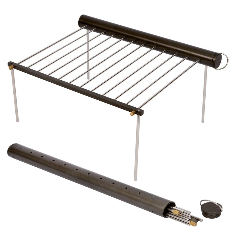 Bo Camp BBQ Compact – Stainless Steel/Aluminium Grill 25x20x14 cm