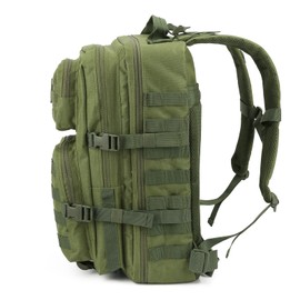 REEBOW GEAR Military Tactical Backpack Large Army 3 Day Assault Pack Molle Bag Boys Backpacks for School Army Green