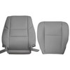 NLQR Front Driver Bottom and Top Replacement Seat Covers Microfiber