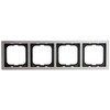 Busch-Jaeger 1724 Frame Cover Frame 4-Way Frame 1724 Stainless Steel