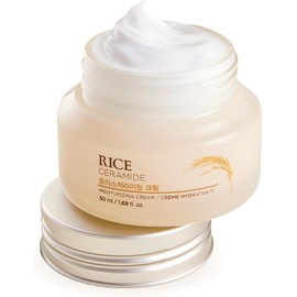 The Face Shop Rice Ceramide - Crema Hidratante Coreana Ceramidas de Arroz Nutrición Profunda Fortalece y Repara la Barrera de la Piel Mejora Elasticidad K-Beauty 50 ml