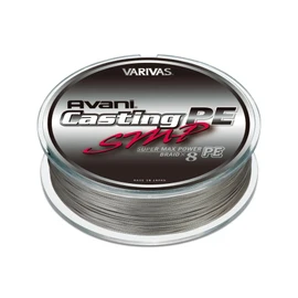 VARIVAS PE Line, Abalone Casting PE, Super Max Power, 196.4 ft (600 m), No. 3, Max 50 lb, 8 Pieces, Stealth Gray