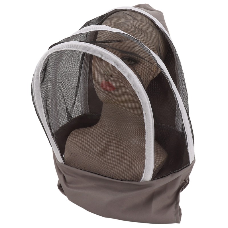 Beekeeping Veil Hat Head Protection Mesh Cap Nylon Breathable Sun