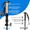 Dsocool Collapsible Trekking Poles - Lightweight Folding Hiking Poles for