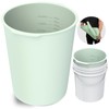 Dxmnoly 5 Gallon Silicone Bucket Liner - Reusable Measuring Mixing
