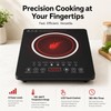Portable Induction Cooktop, 110V Countertop Single Burner - 8 Power