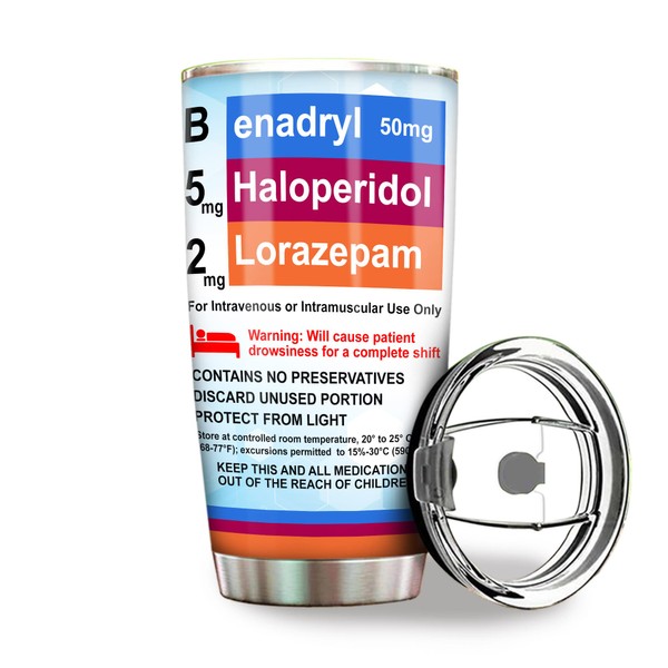 MEDROC Nurse Tumbler Stainless Steel 20oz Gift For Coworker Boss