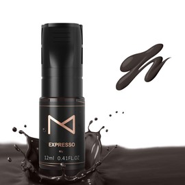 M Cosmetic LIQUID Pigment For Eyebrow Powder Brows, Nano Brow, Shading Permanent Makeup, Microblading - Machine Use - No Mixing - For Professionals Only -12ml(Espresso)