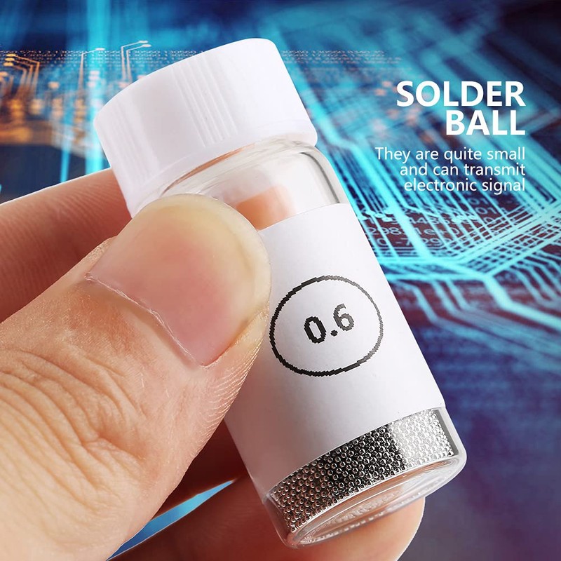 Tin Solder Ball BGA Reballing Soldering Heat Universal Stencil Balls