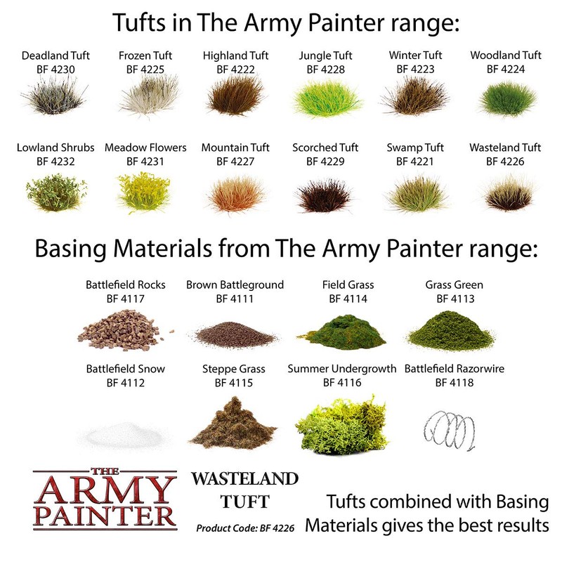 Army Painter Wasteland Tufts 77 Pieces Pack