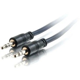 UD_C2G 15ft Plenum-Rated 3.5mm Stereo Audio Cable with Low Profile Connectors