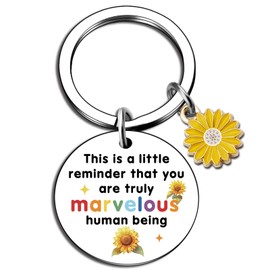 Ikacvb Sunflower Keychain For Women Coworkers Best Inspirational Gifts For Woman Friends Birthday Christmas Stuff