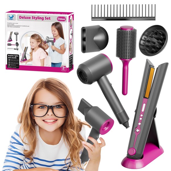 Girls Hair Salon Toys for Girls Beauty Salon Deluxe Styling