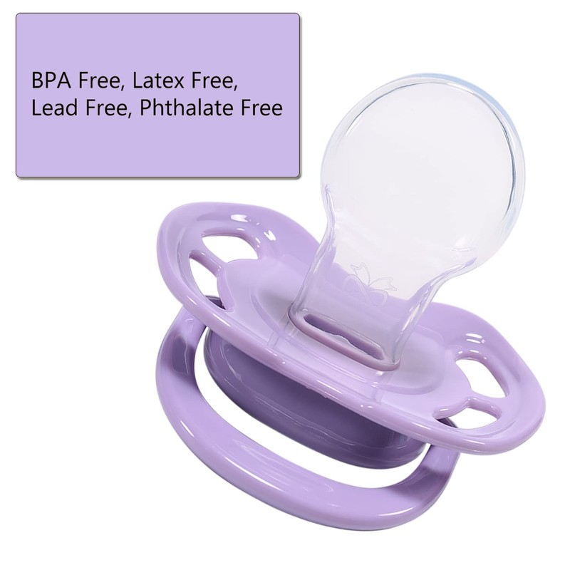 CutiePlusU Adult Size Butterfly Dummy Large Shield 3 Pack -