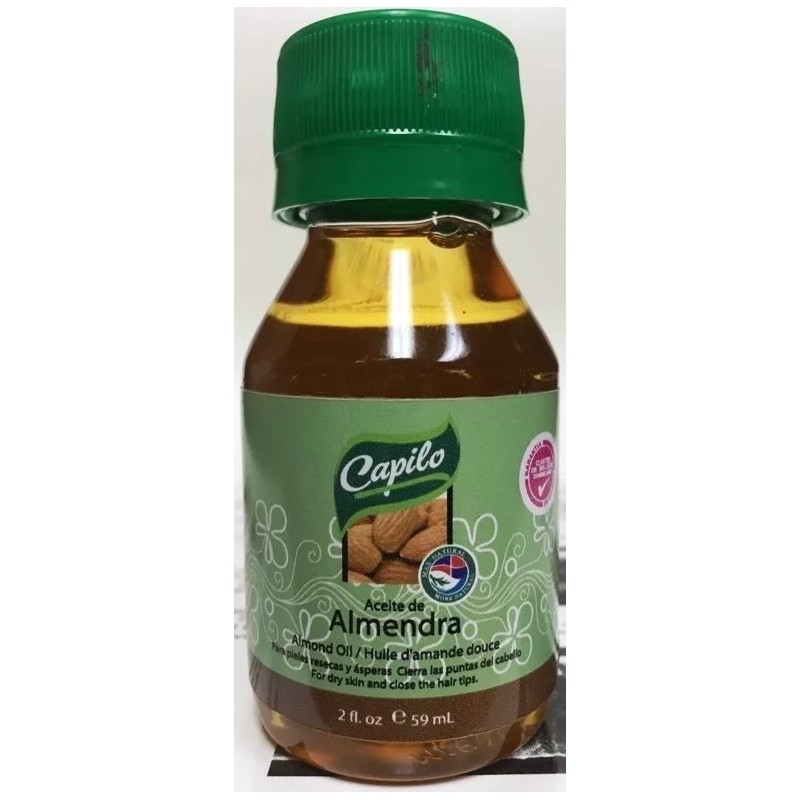 Capilo Almond Oil 2oz (x 5 bottles )