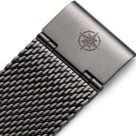 Kistanio Milanese Mesh Watch Strap Replacement Smart Watch Strap Wristband Replacement in 16 mm 18 mm 20 mm 22 mm up to 8 Colours, Gunmetal - 22 mm, Classic