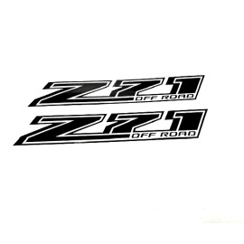 GM Chevy Colorado Z71 OFF ROAD Bed Side Decals Gloss BLACK Set Of 2 2014 15 16 17