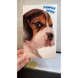 Unbranded Happy Birthday Card! Puppy Pawty! Party Like a Puppy!