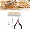 Metal Snaps Buttons with Fastener Pliers Press Tool Kit Copper