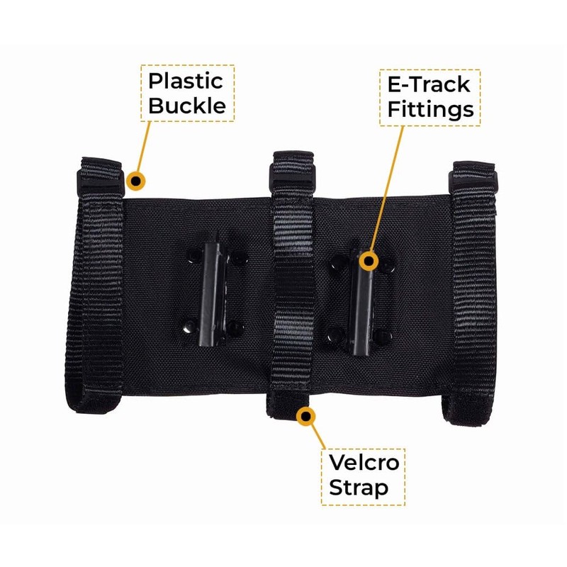 Mytee Products (2 Pack) E-Track Fire Extinguisher Mount for Truck,