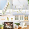 Taicols Display Stand, 4 Pcs Metal Plate Stands for Display,