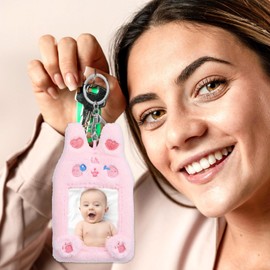 AOKWAWALIY 3Pcs Photocard Holder Plush Card Holder with Keychain Cute Badge Holder Cat Dog Bunny Outdoor Card Protector Cover Sleeve for Kpop Idol Photo ID Badge Credit Card