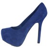 Breckelle's Women's Marisa-31 Slip on Stiletto High Heel Platform Pumps