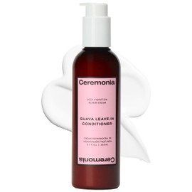 Ceremonia Guava Leave-In Conditioner Deep Hydration Repair Cream with Tamarind and Avocado, 6.7 Fl Oz | 200 mL